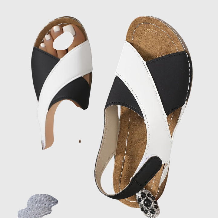 Ainsley | Women's Orthopedic Comfort Sandals with Adjustable Straps