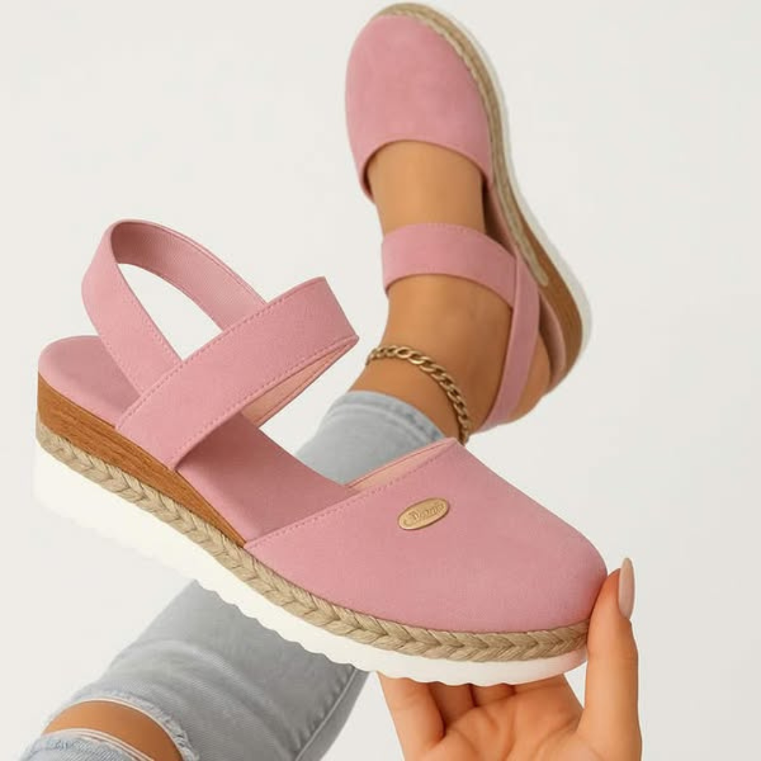 Harriet | Women's Cushioned Orthopedic Sandals with Wide Heel Base