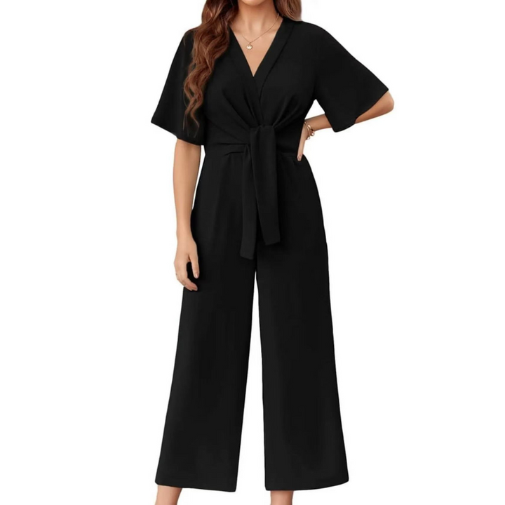GABRIELLA™ - Elegant Spring Tie Knot Jumpsuits