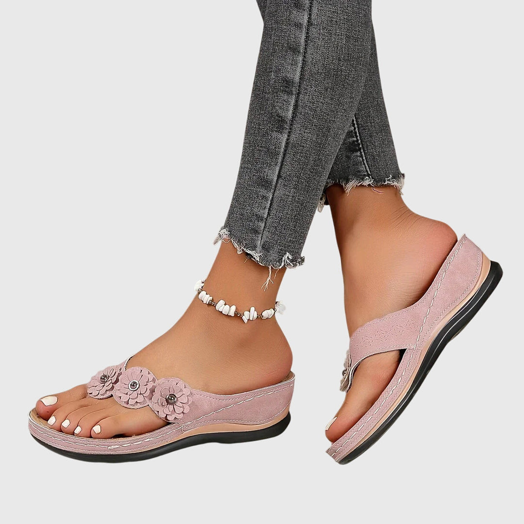 Alexis | Women's Orthopedic Arch-Support Flip Flops with Shock Absorption
