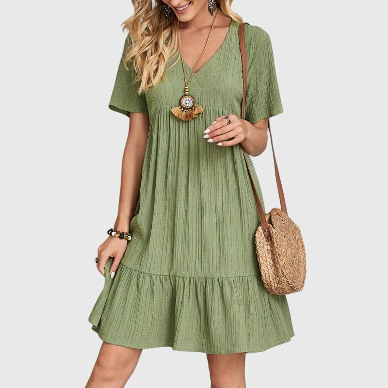 Jasmine | Women's Elegant Flattering Dress with Easy-Care Fabric
