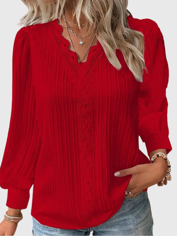 Andrea | Women's Elegant Pullover Blouse with Tailored Silhouette