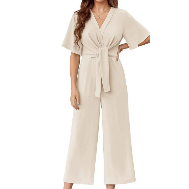 GABRIELLA™ - Elegant Spring Tie Knot Jumpsuits