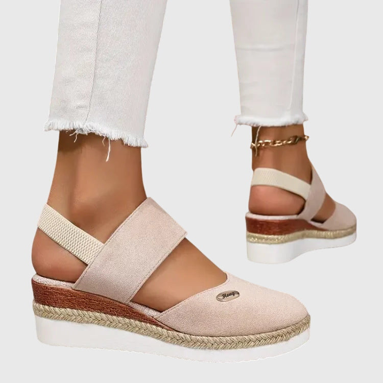Harriet | Women's Cushioned Orthopedic Sandals with Wide Heel Base
