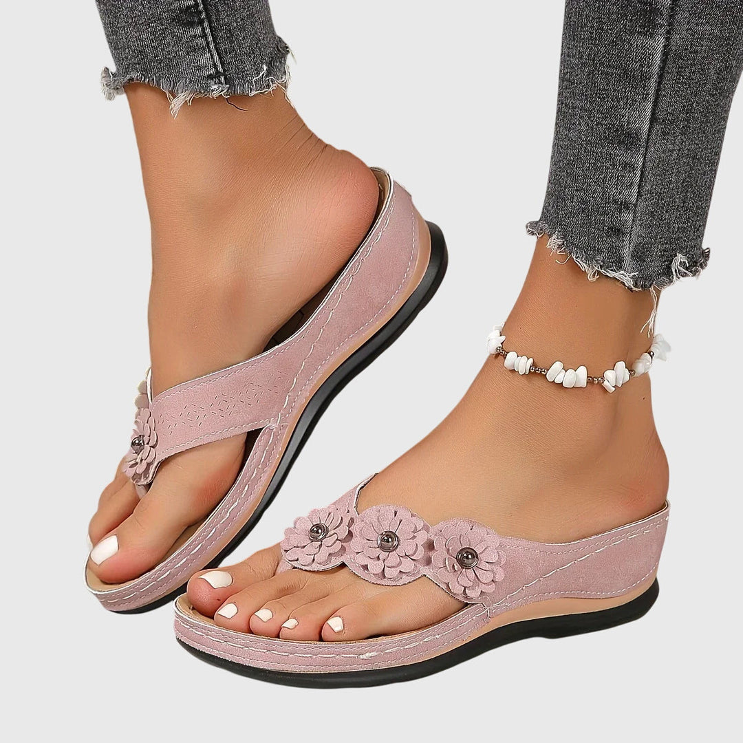 Alexis | Women's Orthopedic Arch-Support Flip Flops with Shock Absorption