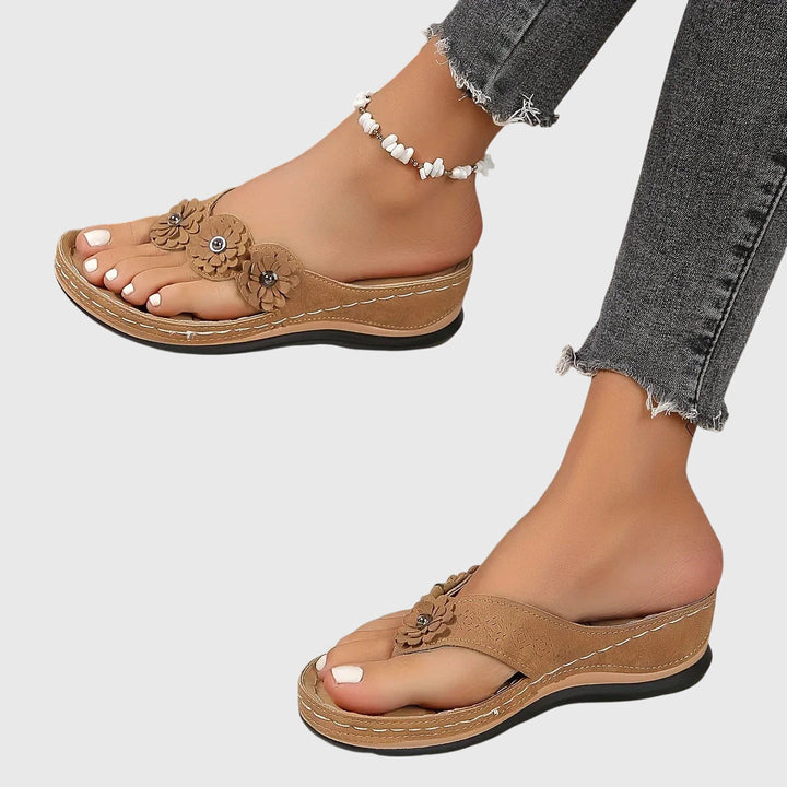 Alexis | Women's Orthopedic Arch-Support Flip Flops with Shock Absorption
