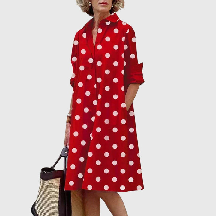 Paige | Women's Relaxed-Fit Flowing Casual Dress With Pockets