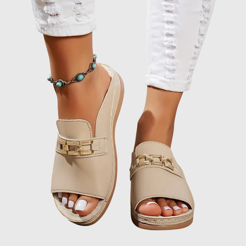 Beatrice | Women's Slip-On Orthopedic Sandals with Shock-Absorbing Sole