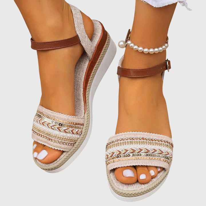 Joselyn | Women's Cushioned Orthopedic Sandals with Adjustable Ankle Straps