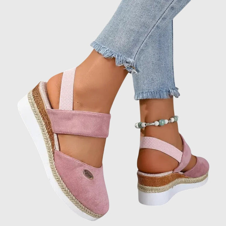 Harriet | Women's Cushioned Orthopedic Sandals with Wide Heel Base