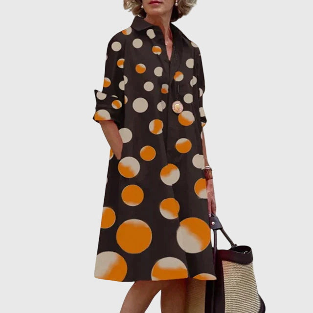 Paige | Women's Relaxed-Fit Flowing Casual Dress With Pockets