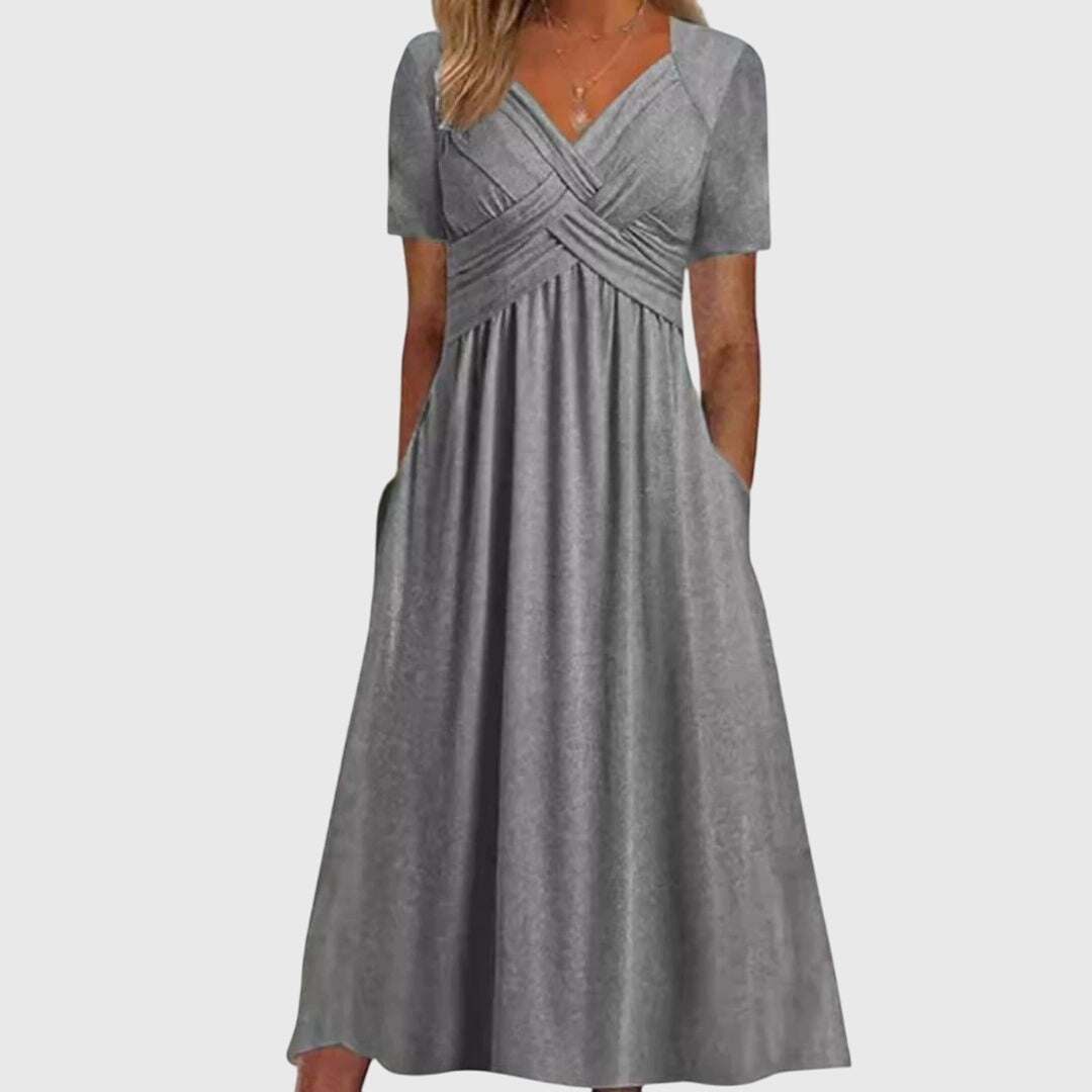Amanda | Women's Tummy-Coverage Tailored Dress for Formal Occasions