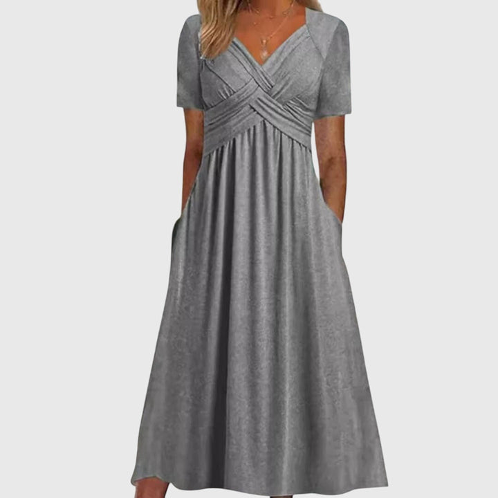 Amanda | Women's Tummy-Coverage Tailored Dress for Formal Occasions