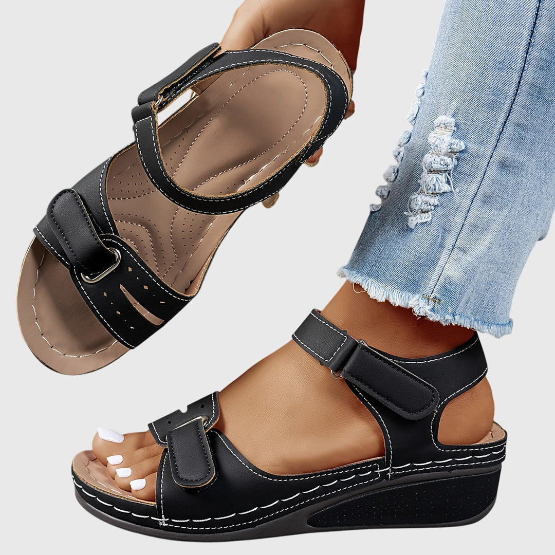 Crystal | Women's Orthopedic Sandals with Stretch Fit and Non-Slip Sole