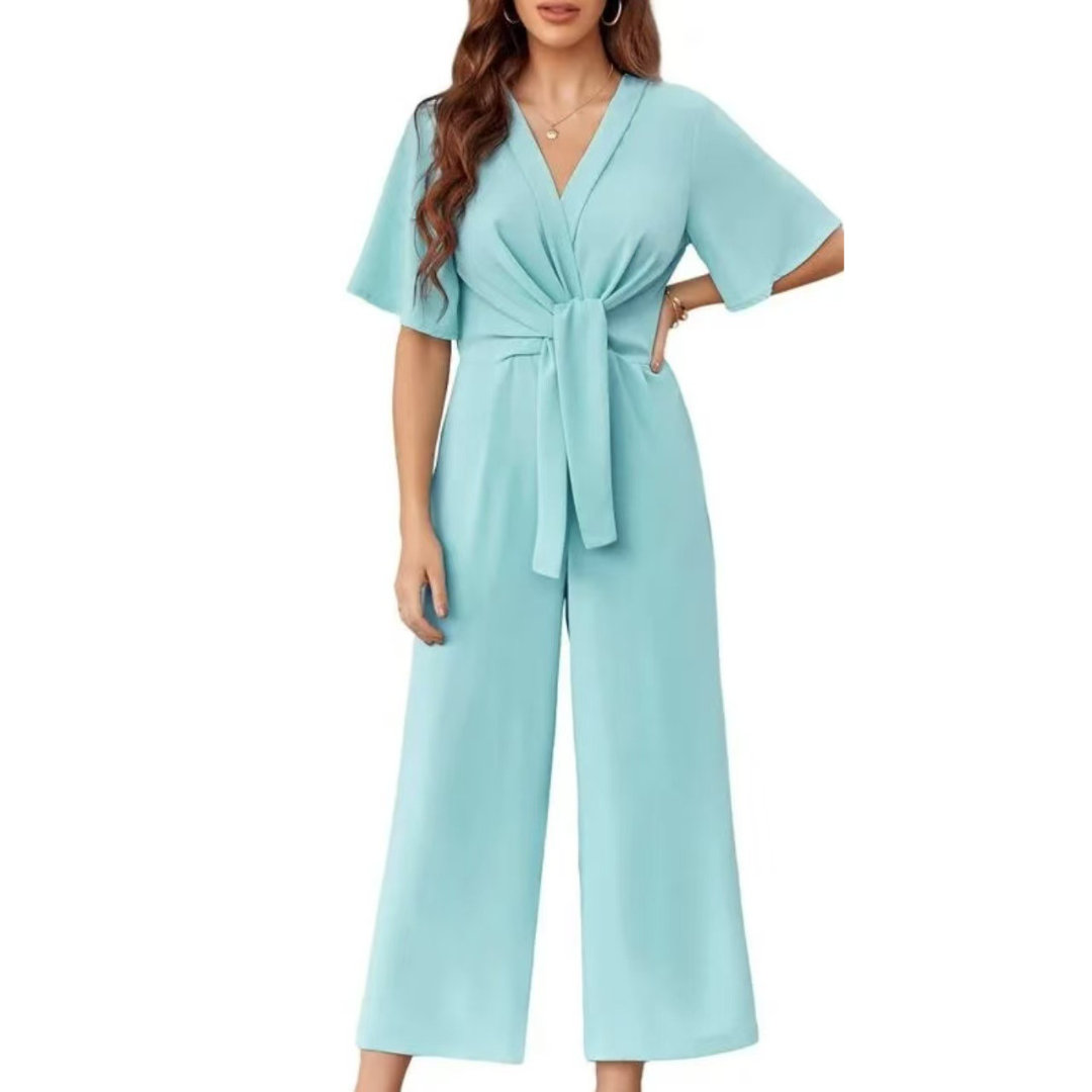 GABRIELLA™ - Elegant Spring Tie Knot Jumpsuits