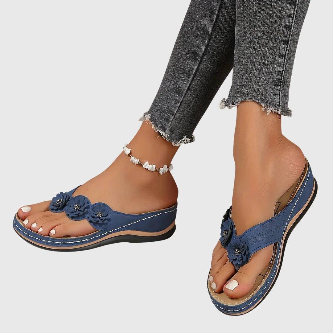 Alexis | Women's Orthopedic Arch-Support Flip Flops with Shock Absorption
