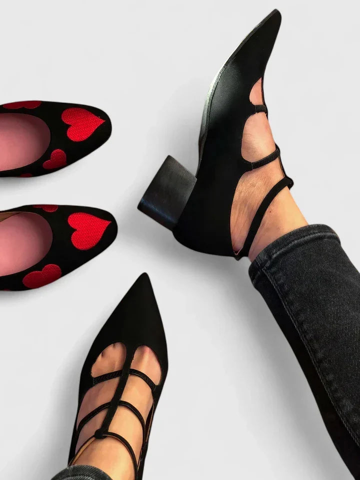 Lyn | Women's Orthopedic Supportive Heels with 4 cm Block Heel
