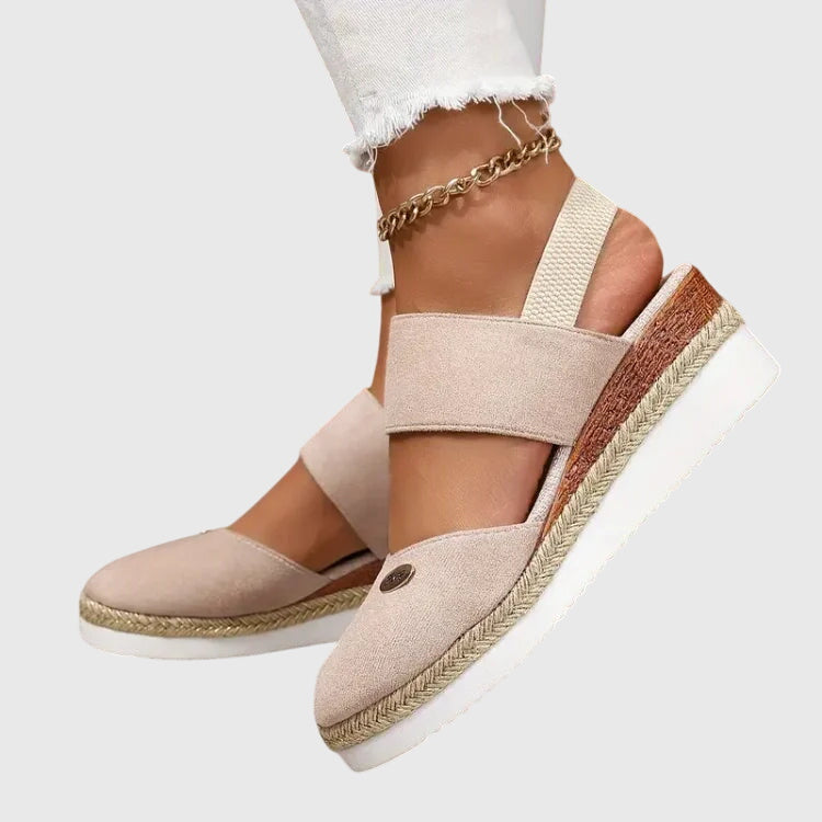 Harriet | Women's Cushioned Orthopedic Sandals with Wide Heel Base