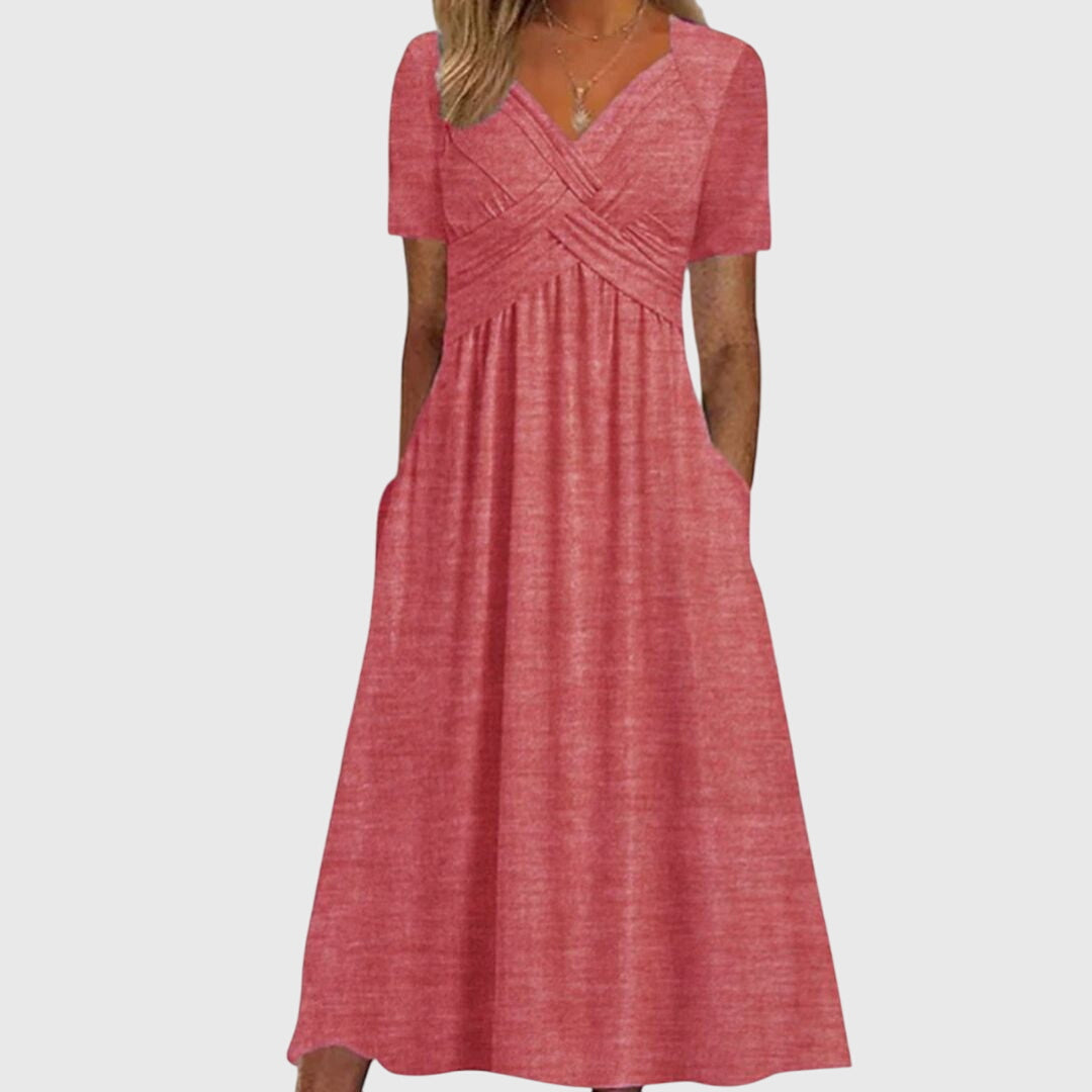 Amanda | Women's Tummy-Coverage Tailored Dress for Formal Occasions