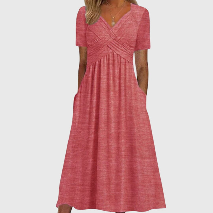 Amanda | Women's Tummy-Coverage Tailored Dress for Formal Occasions