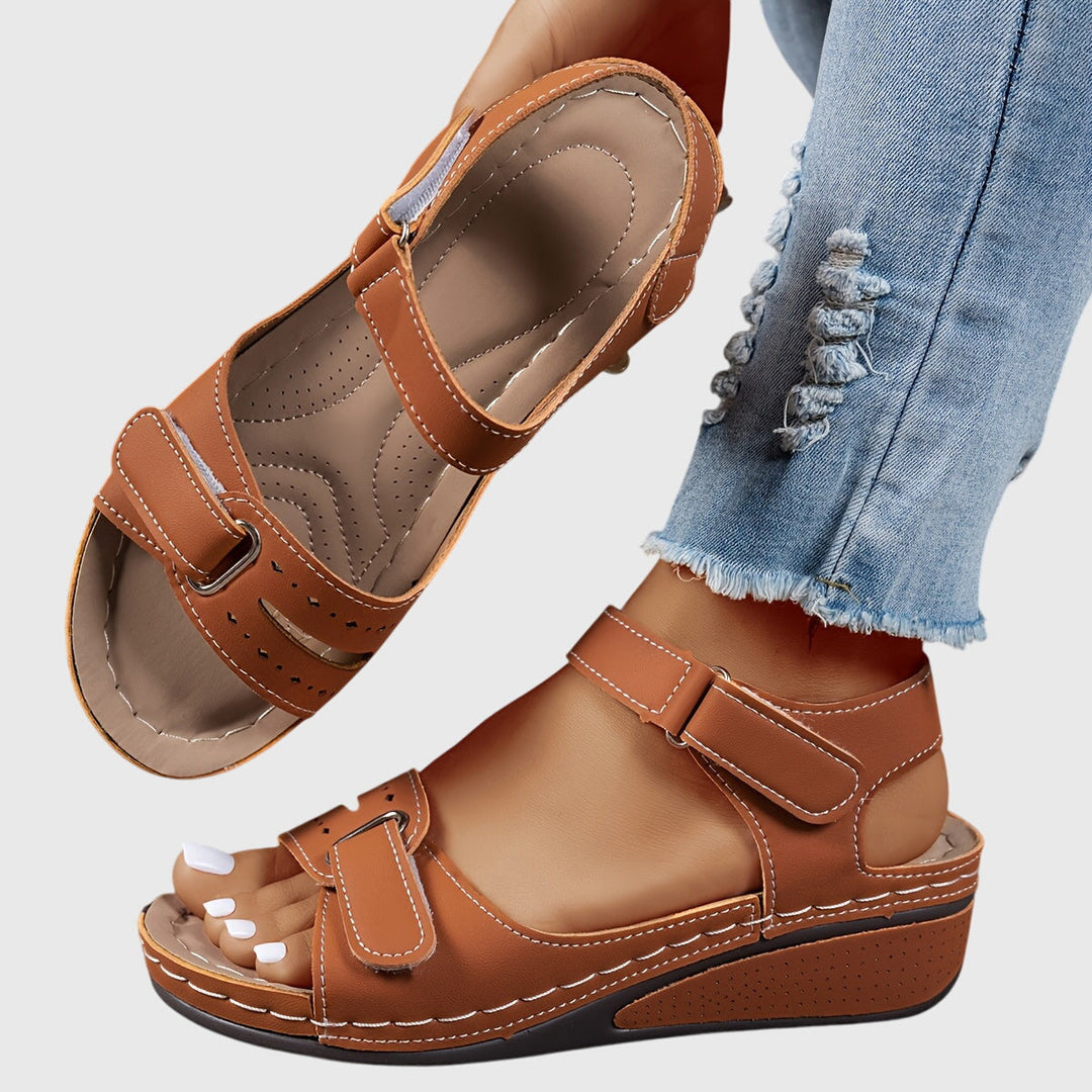 Crystal | Women's Orthopedic Sandals with Stretch Fit and Non-Slip Sole