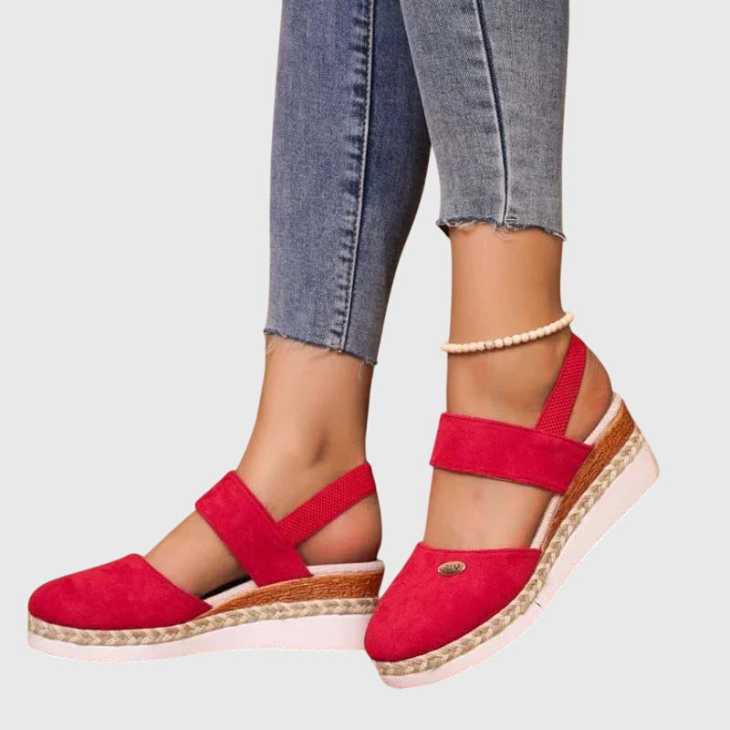 Harriet | Women's Cushioned Orthopedic Sandals with Wide Heel Base