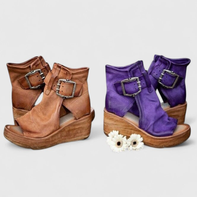 Jess | Women's Orthopedic Wedge Sandals with Three Arch Support