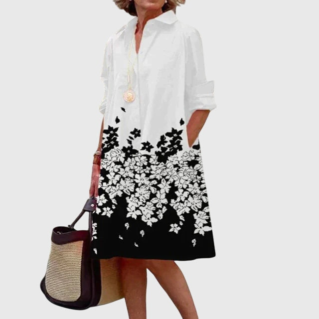 Paige | Women's Relaxed-Fit Flowing Casual Dress With Pockets