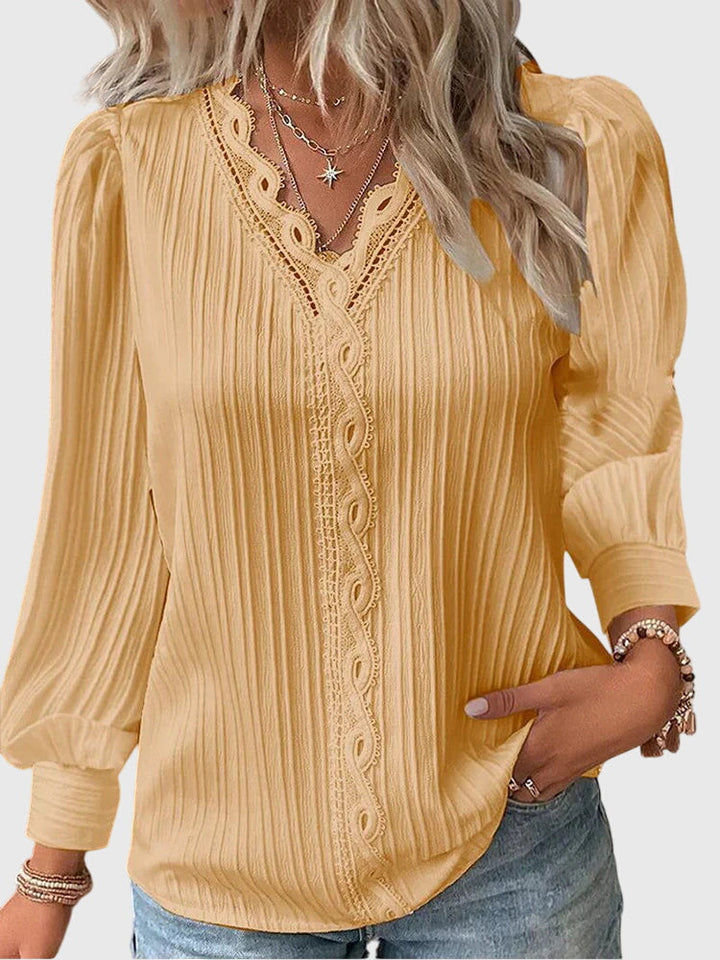 Andrea | Women's Elegant Pullover Blouse with Tailored Silhouette