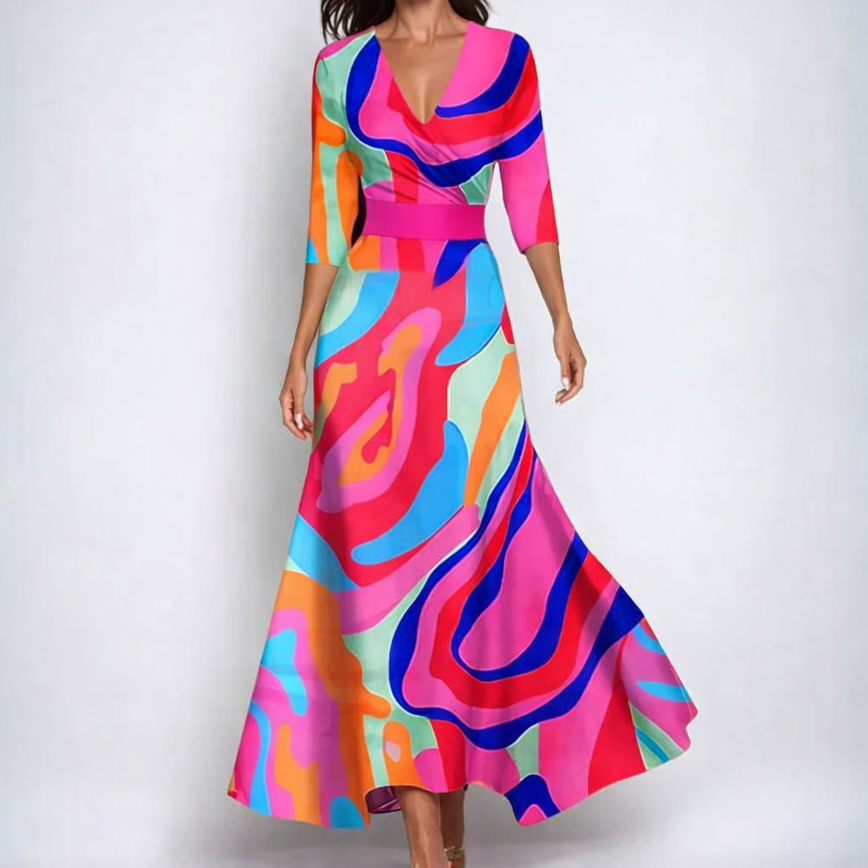 Celine – Floral Maxi Dress