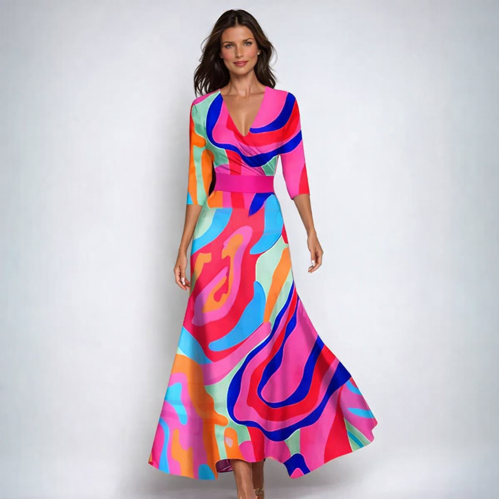 Celine – Floral Maxi Dress