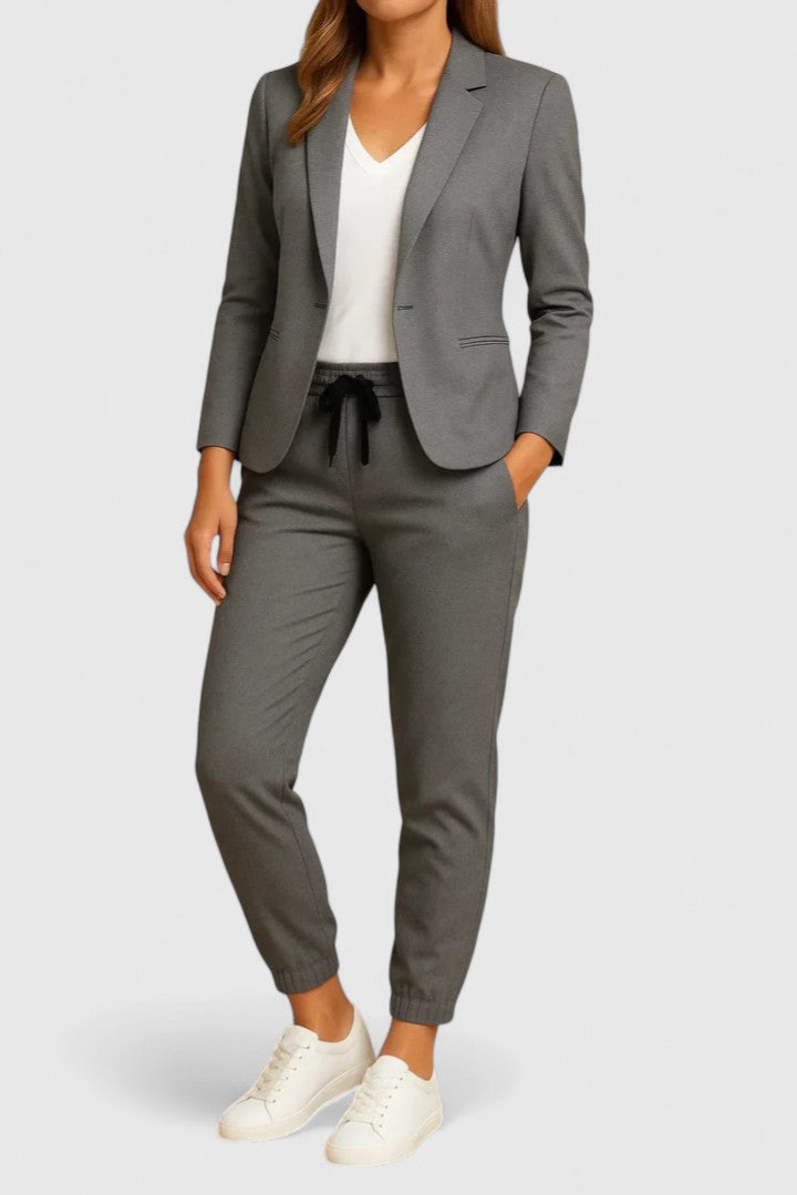 Trisha | Women's Tailored Classic-Cut Jacket and Pants Set