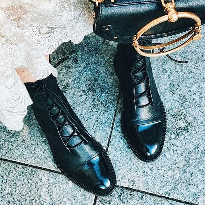 Lisa | Women's Comfortable Leather Boots with Cushioned Interior and Sturdy Sole
