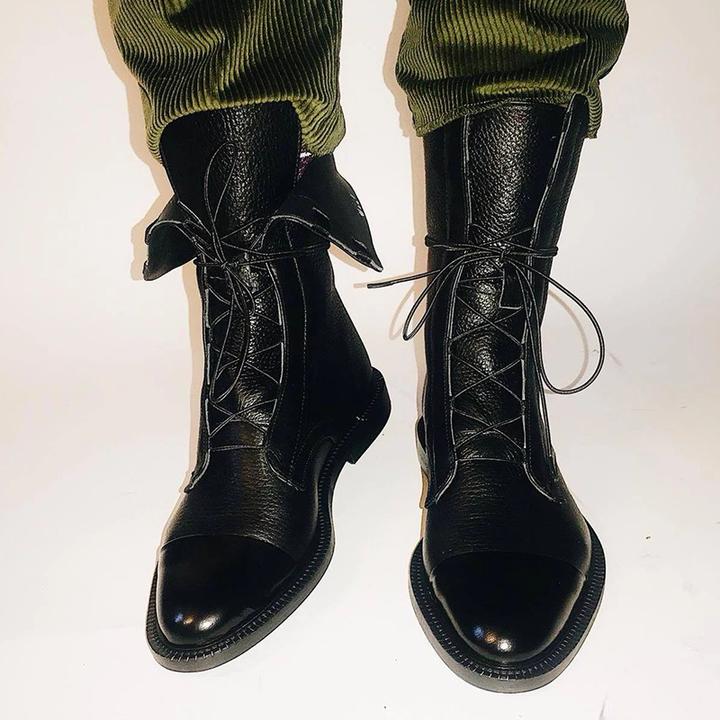 Lisa | Women's Comfortable Leather Boots with Cushioned Interior and Sturdy Sole