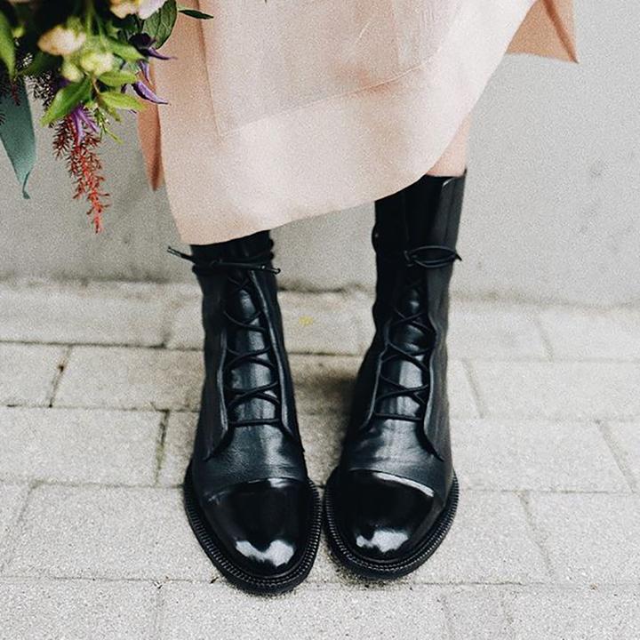 Lisa | Women's Comfortable Leather Boots with Cushioned Interior and Sturdy Sole