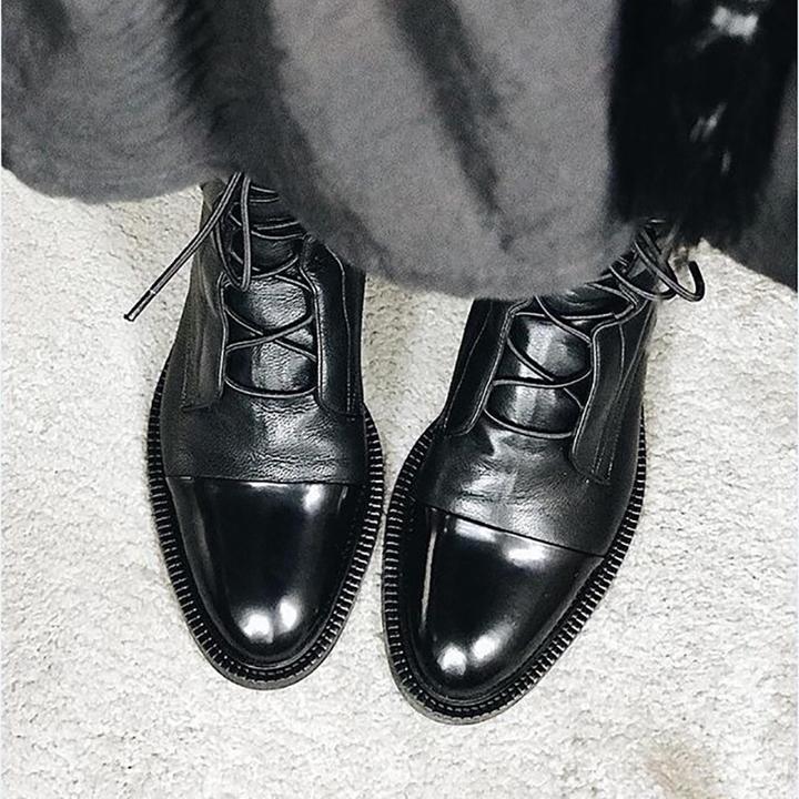 Lisa | Women's Comfortable Leather Boots with Cushioned Interior and Sturdy Sole