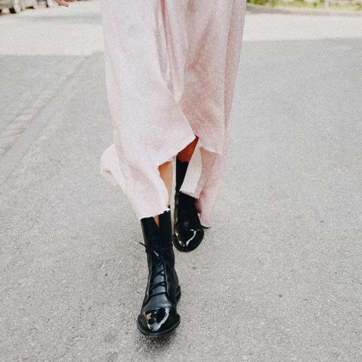 Lisa | Women's Comfortable Leather Boots with Cushioned Interior and Sturdy Sole