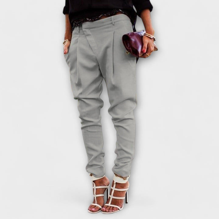 Mira | Women's Elegant Trousers with Elastic Waistband and Flattering Cut