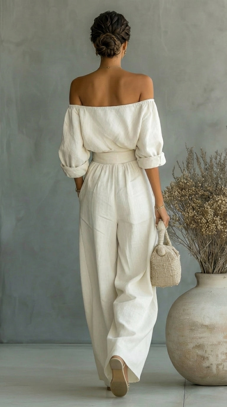 Liliána™ – Exclusive linen-effect set for a stylish summer