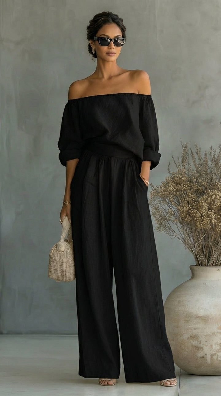 Liliána™ – Exclusive linen-effect set for a stylish summer