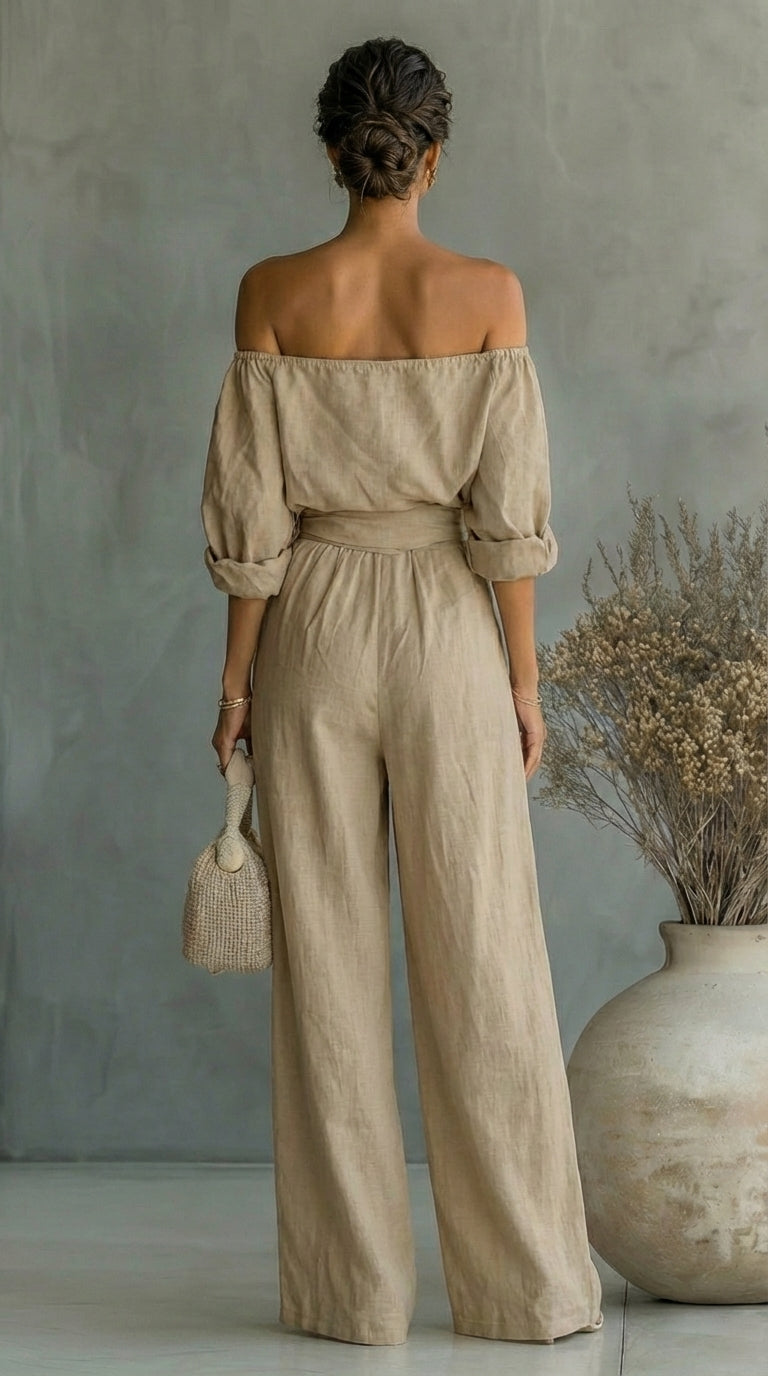 Liliána™ – Exclusive linen-effect set for a stylish summer