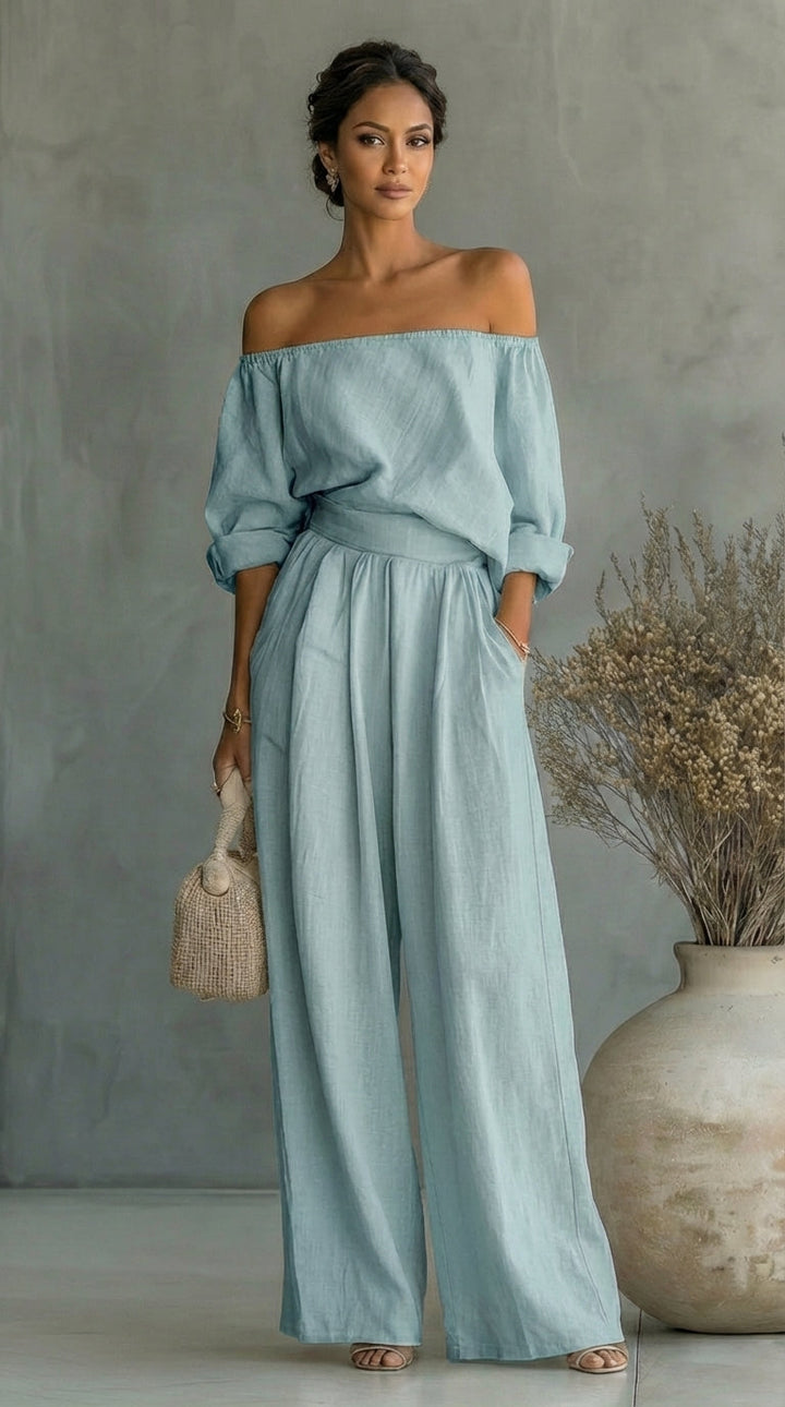 Liliána™ – Exclusive linen-effect set for a stylish summer