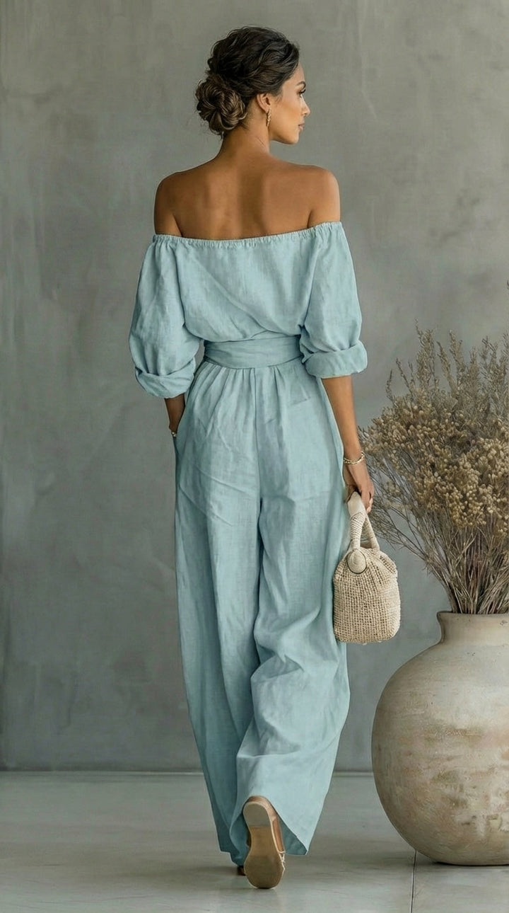 Liliána™ – Exclusive linen-effect set for a stylish summer