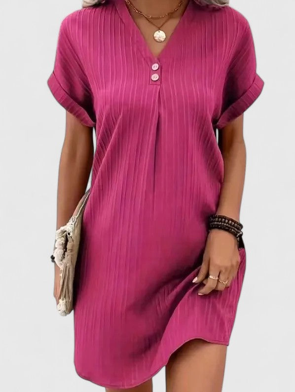 Deborah | Women's Comfortable Flattering-Fit Dress with Classic Design