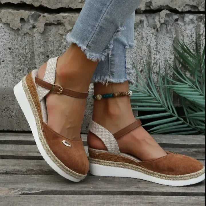 Zara | Women's Rope High Heel Sandals with Non-Slip Stability+ Sole