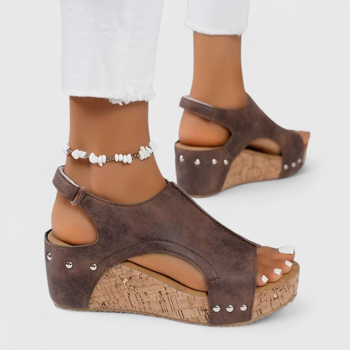 Jolyna | Women's Orthopedic Support Sandals with Comfort Footbed