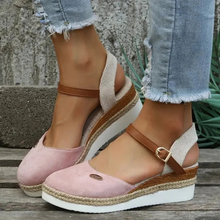 Zara | Women's Rope High Heel Sandals with Non-Slip Stability+ Sole