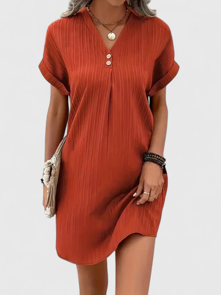 Deborah | Women's Comfortable Flattering-Fit Dress with Classic Design