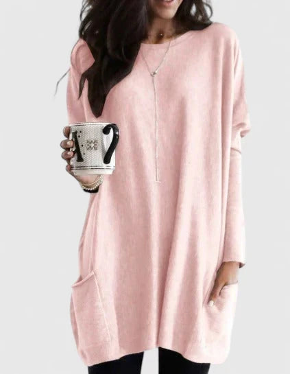 Amaryzeth | Women's Comfortable Relaxed-Fit Tunic with Pockets