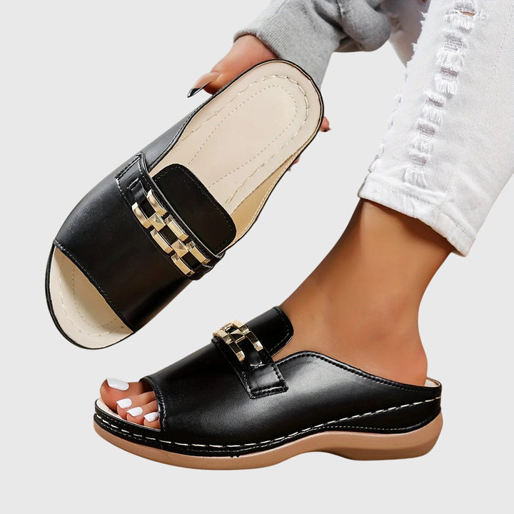 Beatrice | Women's Slip-On Orthopedic Sandals with Shock-Absorbing Sole